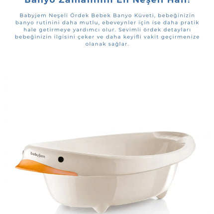 Babyjem Neşeli Ördek Bebek Banyo Küveti Kum Beji