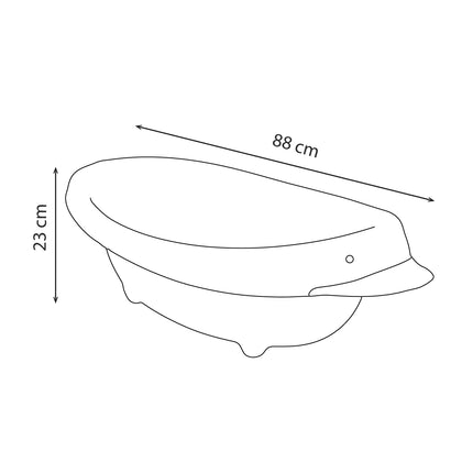 Babyjem Neşeli Ördek Bebek Banyo Küveti Soft Yeşil