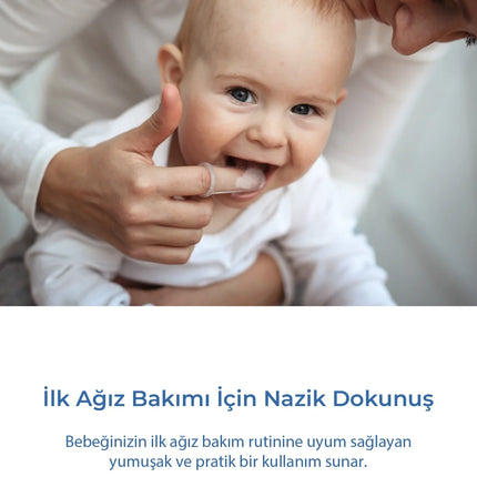 Babyjem Parmak Diş Fırçası + Saklama Kabı Hediyeli