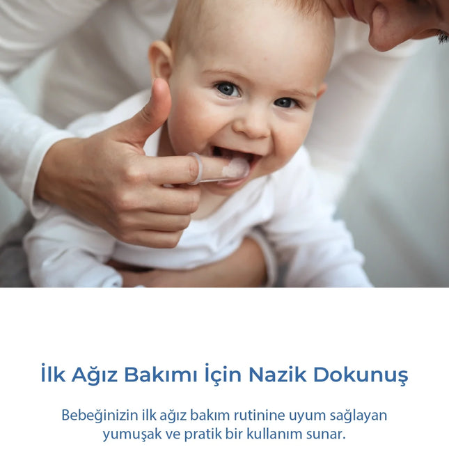 Babyjem Parmak Diş Fırçası + Saklama Kabı Hediyeli