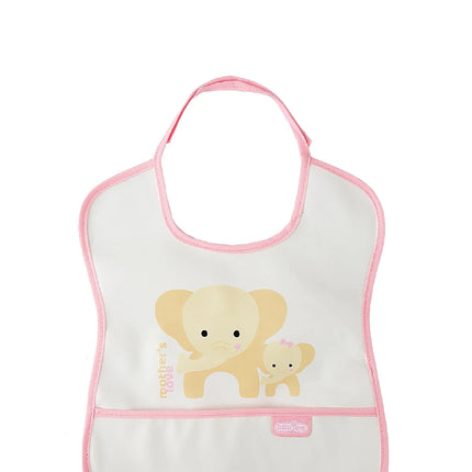 Babyjem Poli Muşamba Mama Önlüğü Küçük Pembe