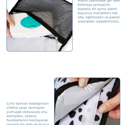 Babyjem Pratik Alt Açma Matı Dalmaçya