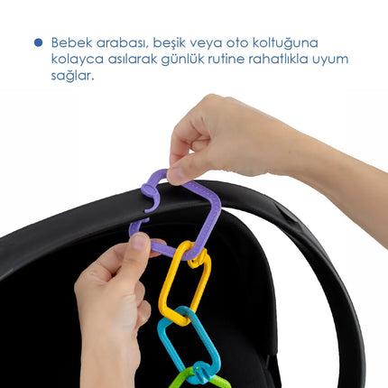Babyjem Puset Oyuncak Askısı Kare