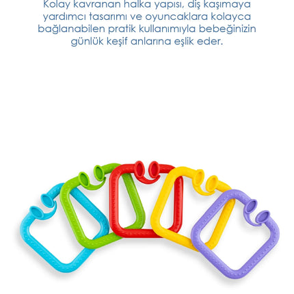 Babyjem Puset Oyuncak Askısı Kare
