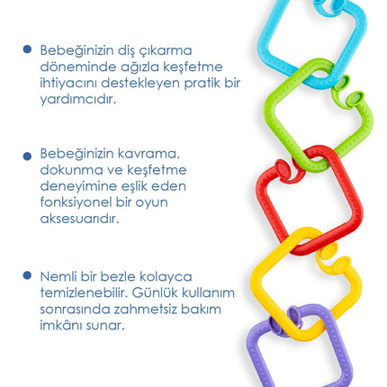 Babyjem Puset Oyuncak Askısı Kare