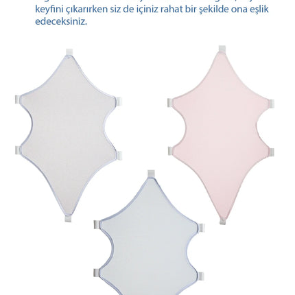 Babyjem Renkli Eko File Gri Outlet (Katlanır Küvetlere Uygundur)
