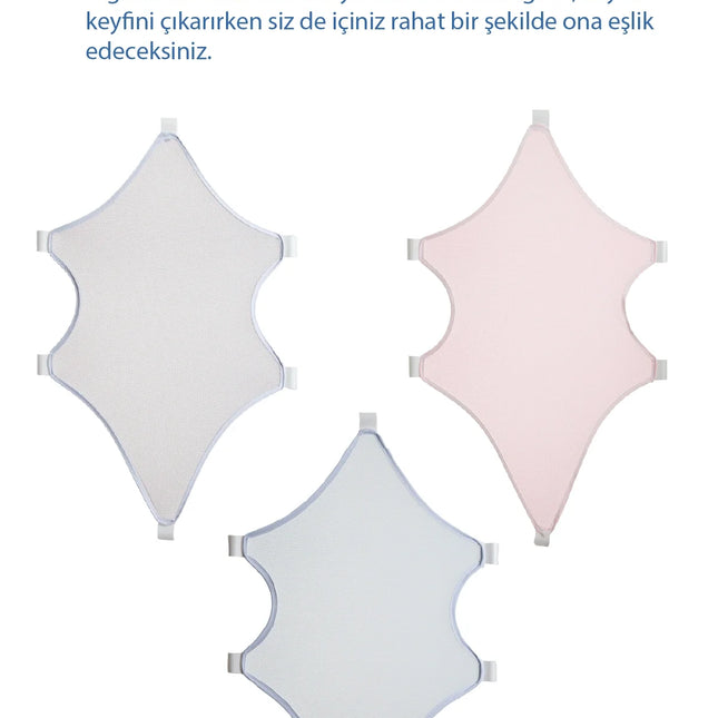 Babyjem Renkli Eko File Gri Outlet (Katlanır Küvetlere Uygundur)