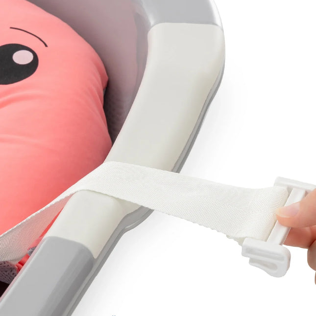 Babyjem Sevimli Balina Köpüklü Banyo Küveti Yatağı Pembe (Straforlu - Suda Batmaz)