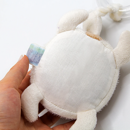Babyjem Sevimli Yürüme Arkadaşım Çıngıraklı Peluş Kaplumbağa Kahverengi