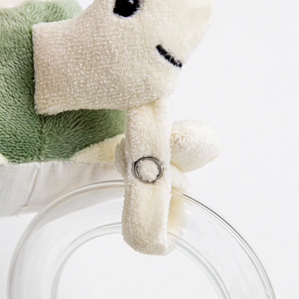 Babyjem Sevimli Yürüme Arkadaşım Çıngıraklı Peluş Kaplumbağa Mint