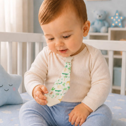 Babyjem Silikon Diş Kaşıyıcı Fular & Kravat Diş Kaşıyıcı Beyaz Outlet
