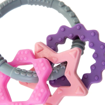 Babyjem Silikon Halka Diş Kaşıyıcı Pembe