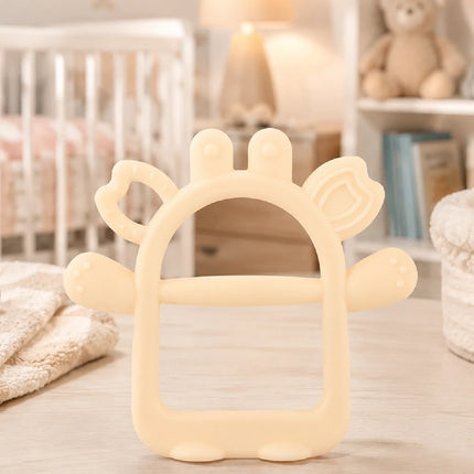 Babyjem Silikon Kolay Kavrama Diş Kaşıyıcı Ekru