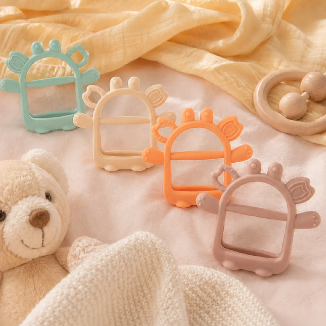 Babyjem Silikon Kolay Kavrama Diş Kaşıyıcı Ekru