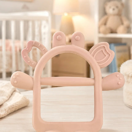 Babyjem Silikon Kolay Kavrama Diş Kaşıyıcı Pembe