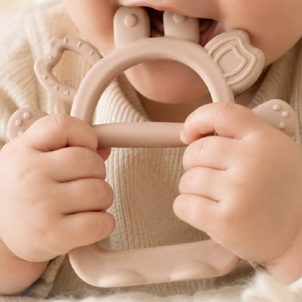 Babyjem Silikon Kolay Kavrama Diş Kaşıyıcı Pembe
