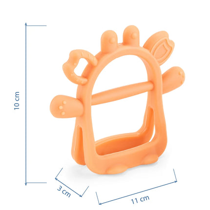 Babyjem Silikon Kolay Kavrama Diş Kaşıyıcı Soft Somon