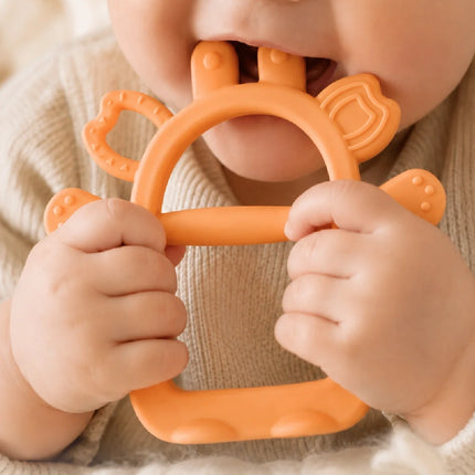 Babyjem Silikon Kolay Kavrama Diş Kaşıyıcı Soft Somon