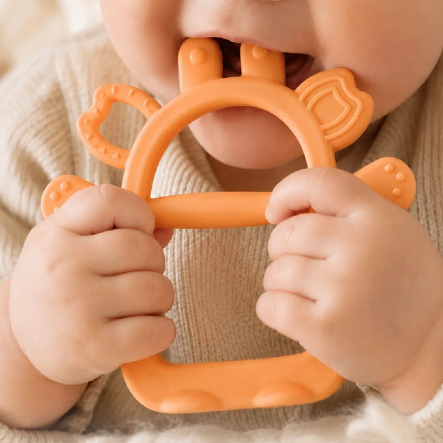 Babyjem Silikon Kolay Kavrama Diş Kaşıyıcı Soft Somon