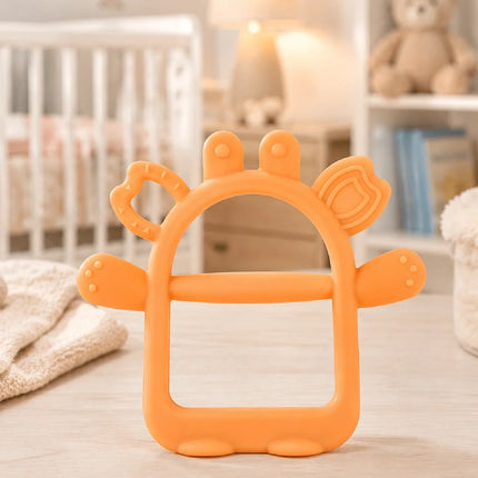 Babyjem Silikon Kolay Kavrama Diş Kaşıyıcı Soft Somon