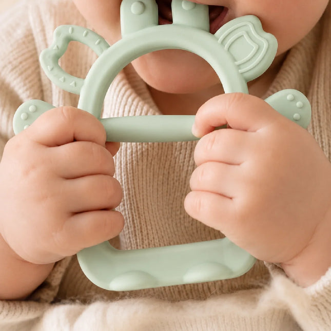 Babyjem Silikon Kolay Kavrama Diş Kaşıyıcı Soft Yeşil