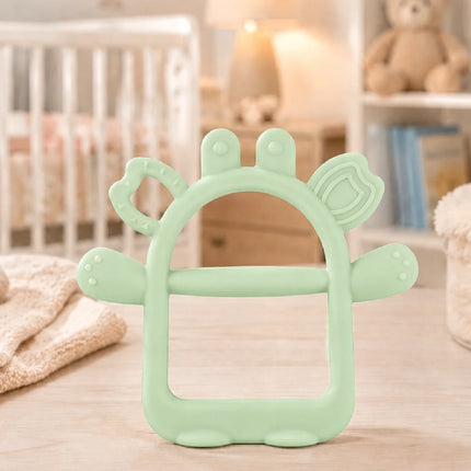 Babyjem Silikon Kolay Kavrama Diş Kaşıyıcı Soft Yeşil