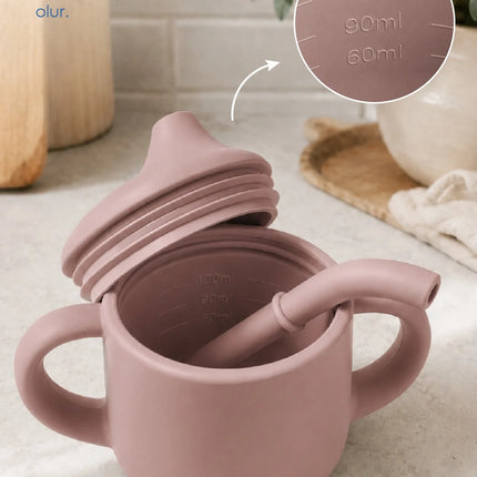 Babyjem Silikon Pipetli Bardak Latte