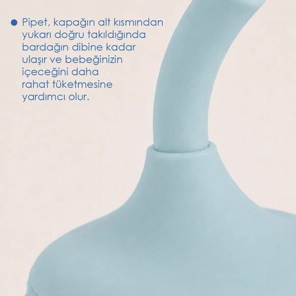Babyjem Silikon Pipetli Bardak Mint