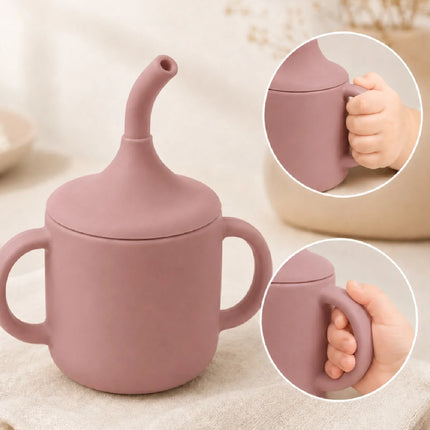 Babyjem Silikon Pipetli Bardak Mocha