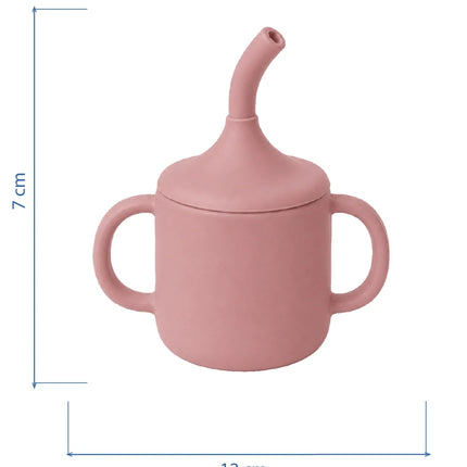 Babyjem Silikon Pipetli Bardak Mocha