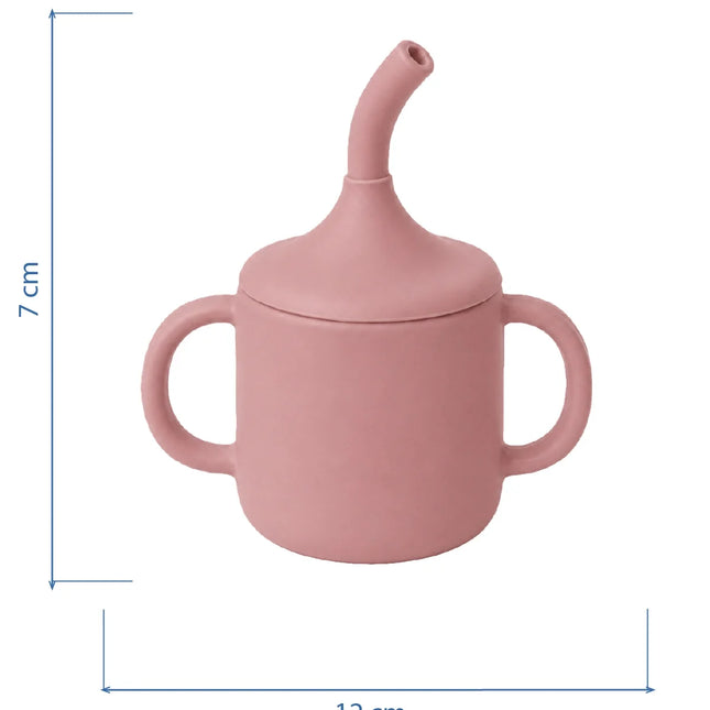 Babyjem Silikon Pipetli Bardak Mocha