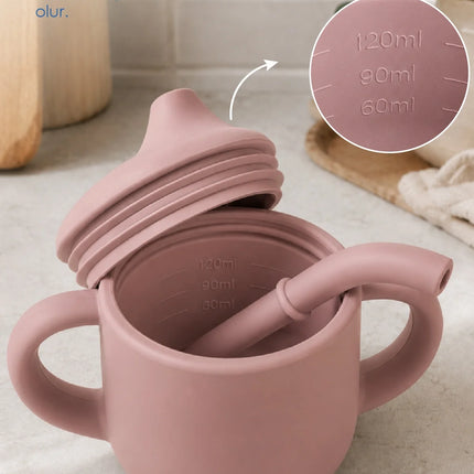 Babyjem Silikon Pipetli Bardak Mocha