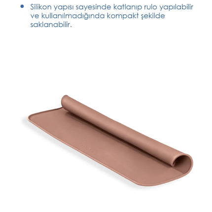 Babyjem Silinebilir Beslenme Mama Servis Matı Latte