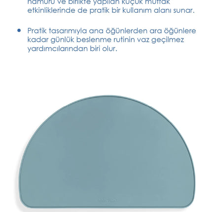 Babyjem Silinebilir Beslenme Mama Servis Matı Mint