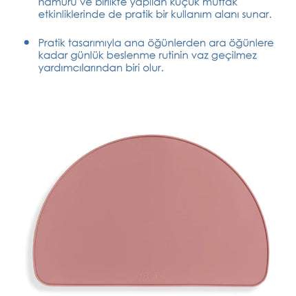 Babyjem Silinebilir Beslenme Mama Servis Matı Mocha