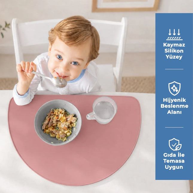Babyjem Silinebilir Beslenme Mama Servis Matı Mocha