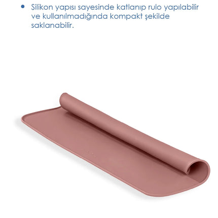 Babyjem Silinebilir Beslenme Mama Servis Matı Mocha