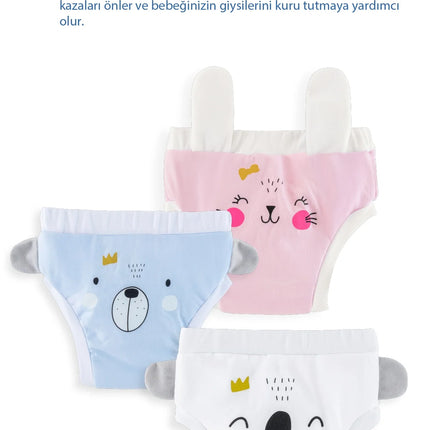 Babyjem Soft Alıştırma Külodu Beyaz 3 Yaş
