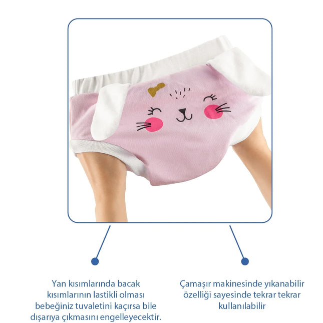 Babyjem Soft Alıştırma Külodu Pembe 3 Yaş