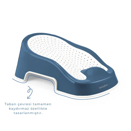 Babyjem Soft Banyo Desteği Bebek Yıkama Yardımcısı İndigo Mavi