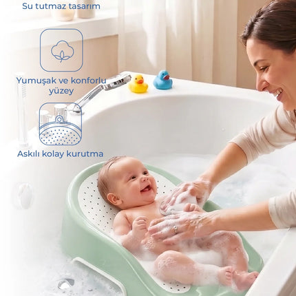 Babyjem Soft Banyo Desteği Bebek Yıkama Yardımcısı Soft Yeşil
