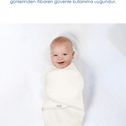 Babyjem Soft Pratik Penye Kundak Ekru %100 Pamuk