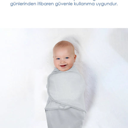 Babyjem Soft Pratik Penye Kundak Gri %100 Pamuk