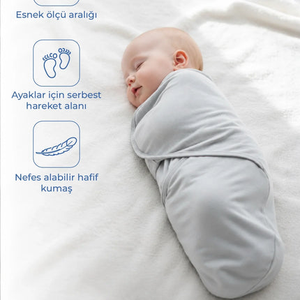 Babyjem Soft Pratik Penye Kundak Gri %100 Pamuk