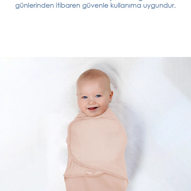 Babyjem Soft Pratik Penye Kundak Somon %100 Pamuk