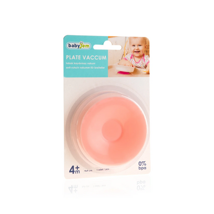 Babyjem Tabak & Bardak Vakumu Sabitleyici - Pembe