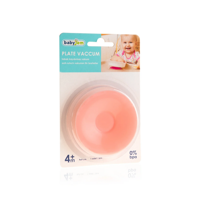 Babyjem Tabak & Bardak Vakumu Sabitleyici - Pembe