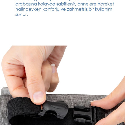 Babyjem Termal Biberon Koruyucu Gri