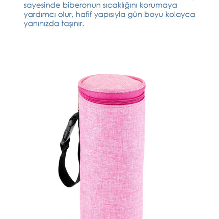 Babyjem Termal Biberon Koruyucu Pembe