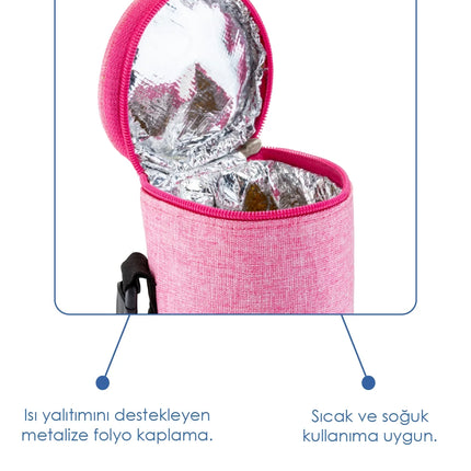 Babyjem Termal Biberon Koruyucu Pembe